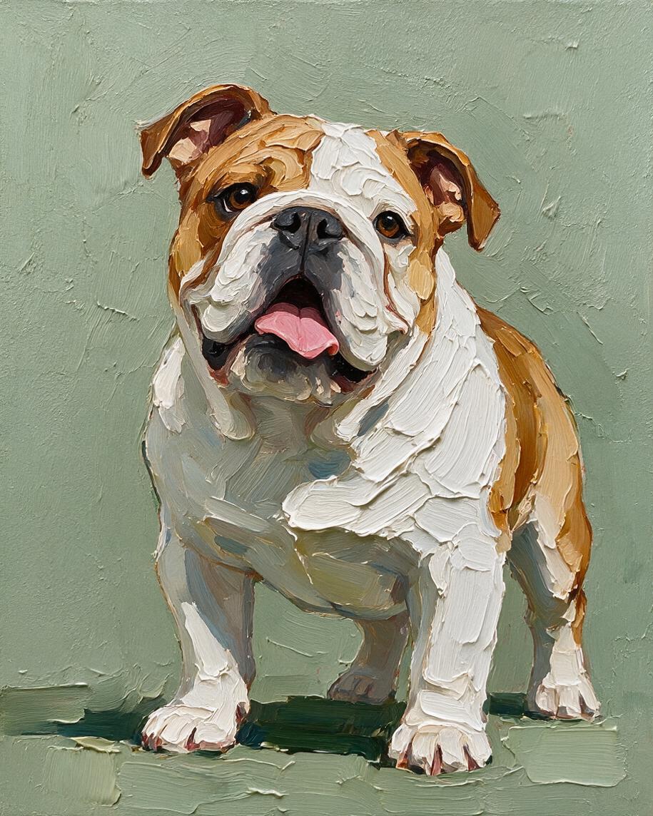 🖌️ Impasto Style Pet Portrait