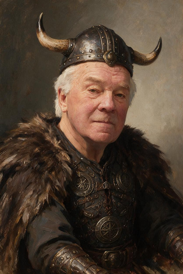 ⚔️ Viking Oil Portrait