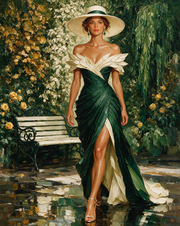 🌿 Emerald Garden Couture