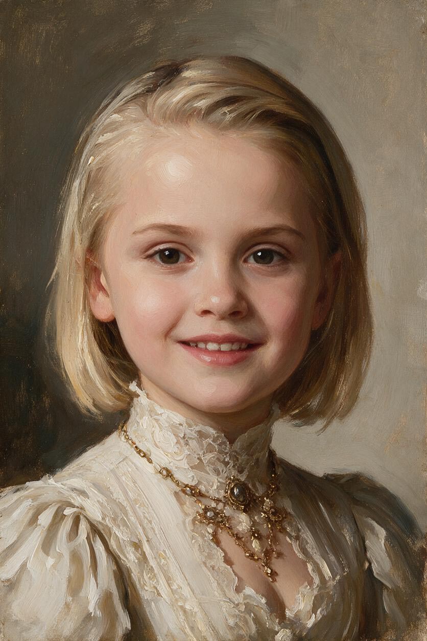 👧 Girl Oil Portrait