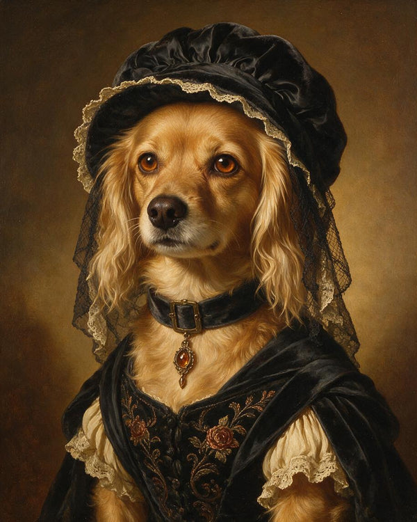 🎩 Victorian Velvet Pet Portrait