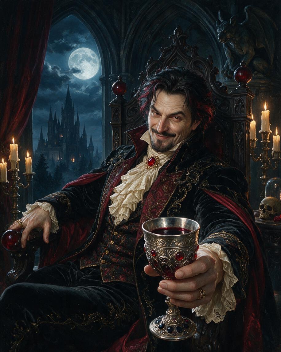🦇 Crimson Vampire Aristocrat