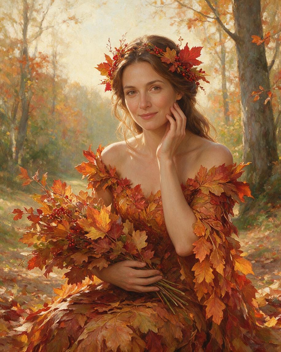 🍂 Autumn Leaf Enchantress