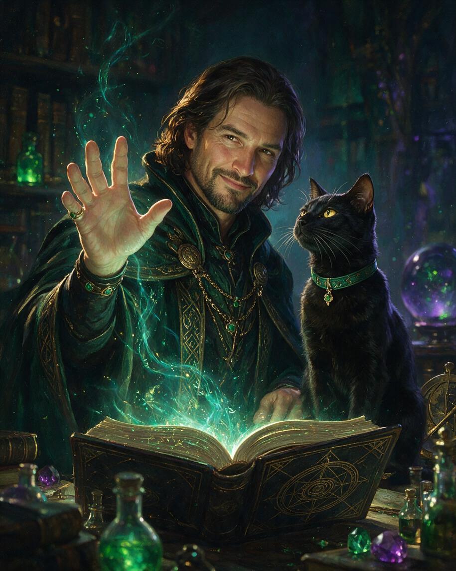 🔮 Arcane Familiar Portrait