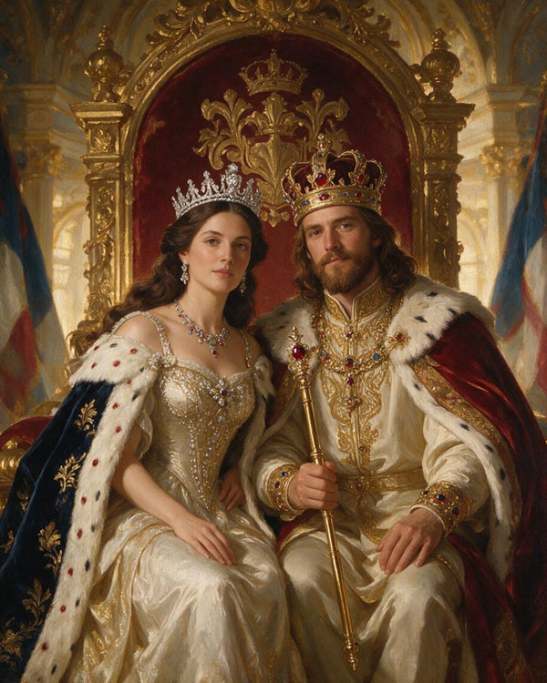 👑 Royal Throne Couple