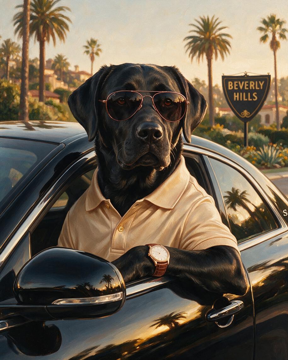 🕶️ Beverly Hills Canine Icon