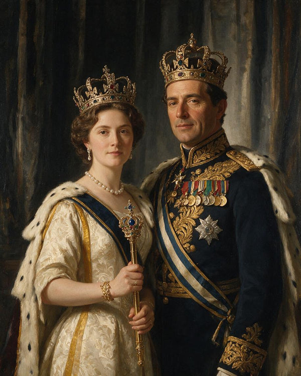 👑 Regal Crowned Couple 01