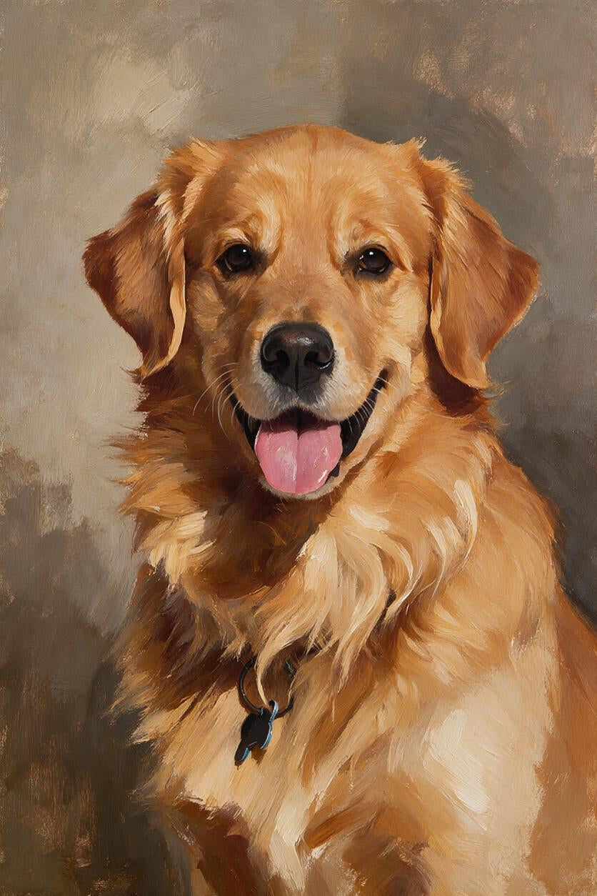 🐾 Pet Oil Portrait Style