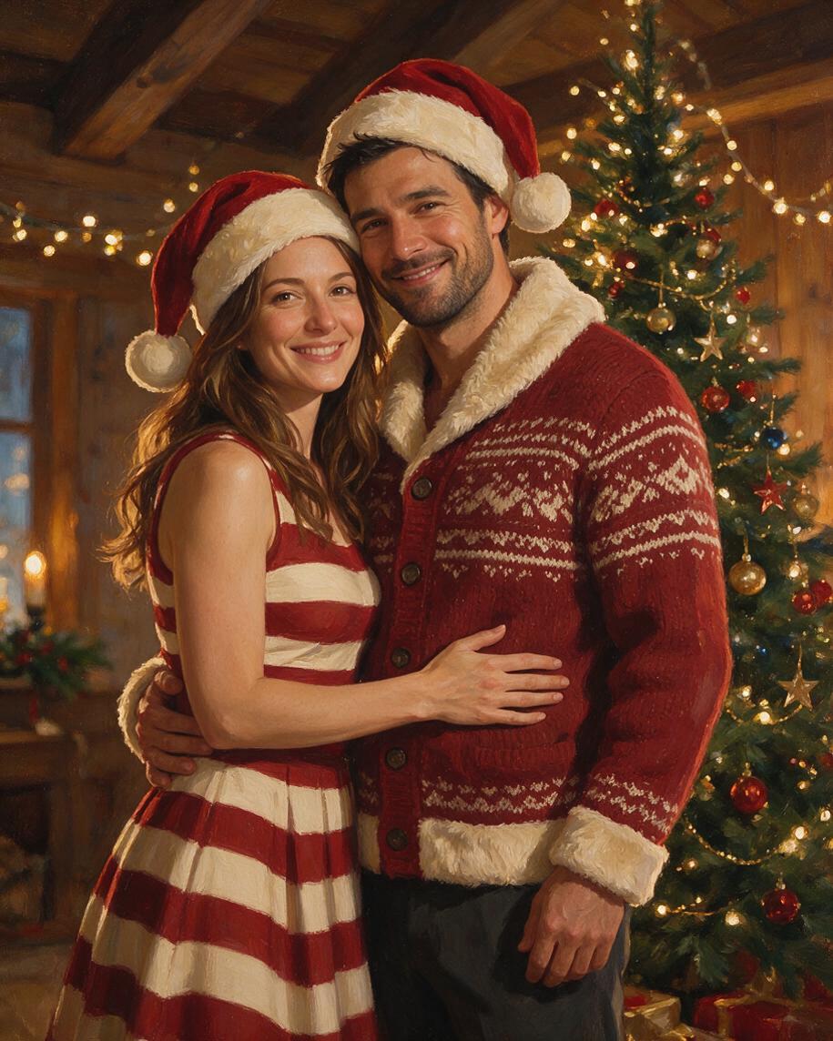 🎄 Fireside Noel Sweethearts