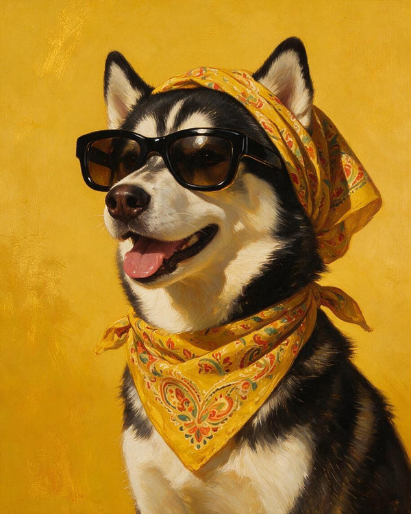 😎 Golden Bandana Pup