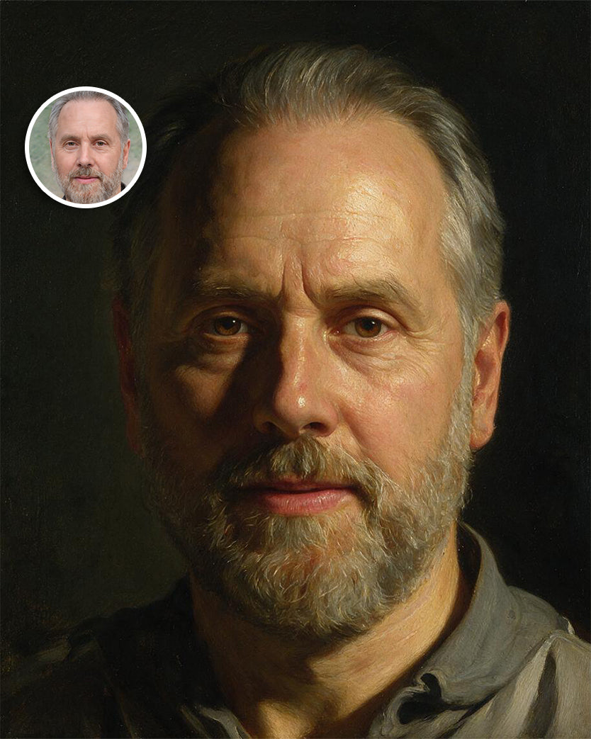 🕯️ Rembrandt Style Portrait