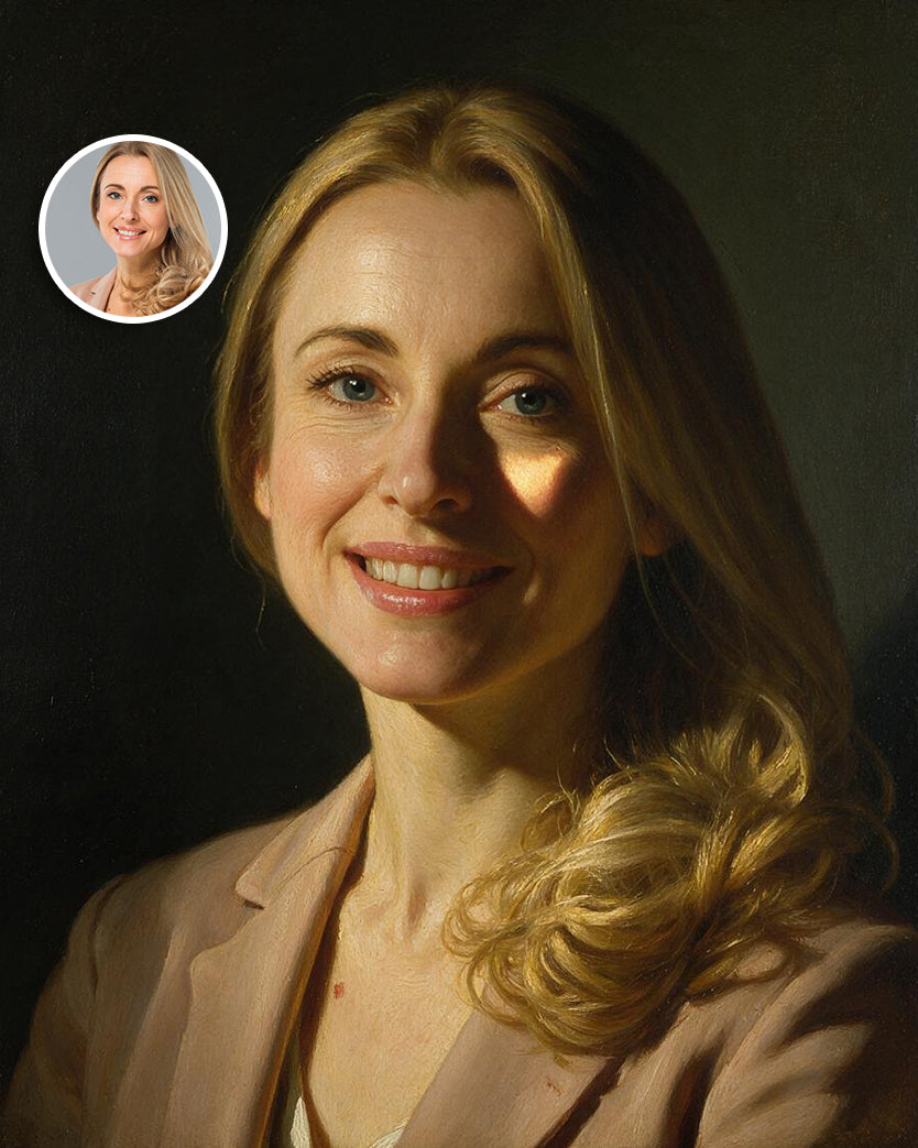 🕯️ Rembrandt Style Portrait