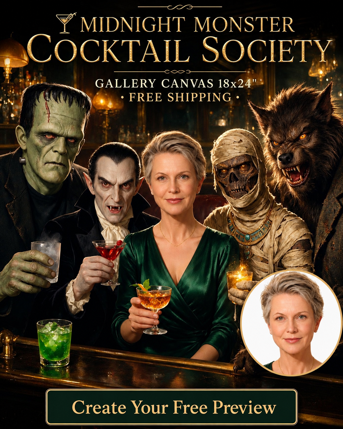 🍸 Midnight Monster Cocktail Society