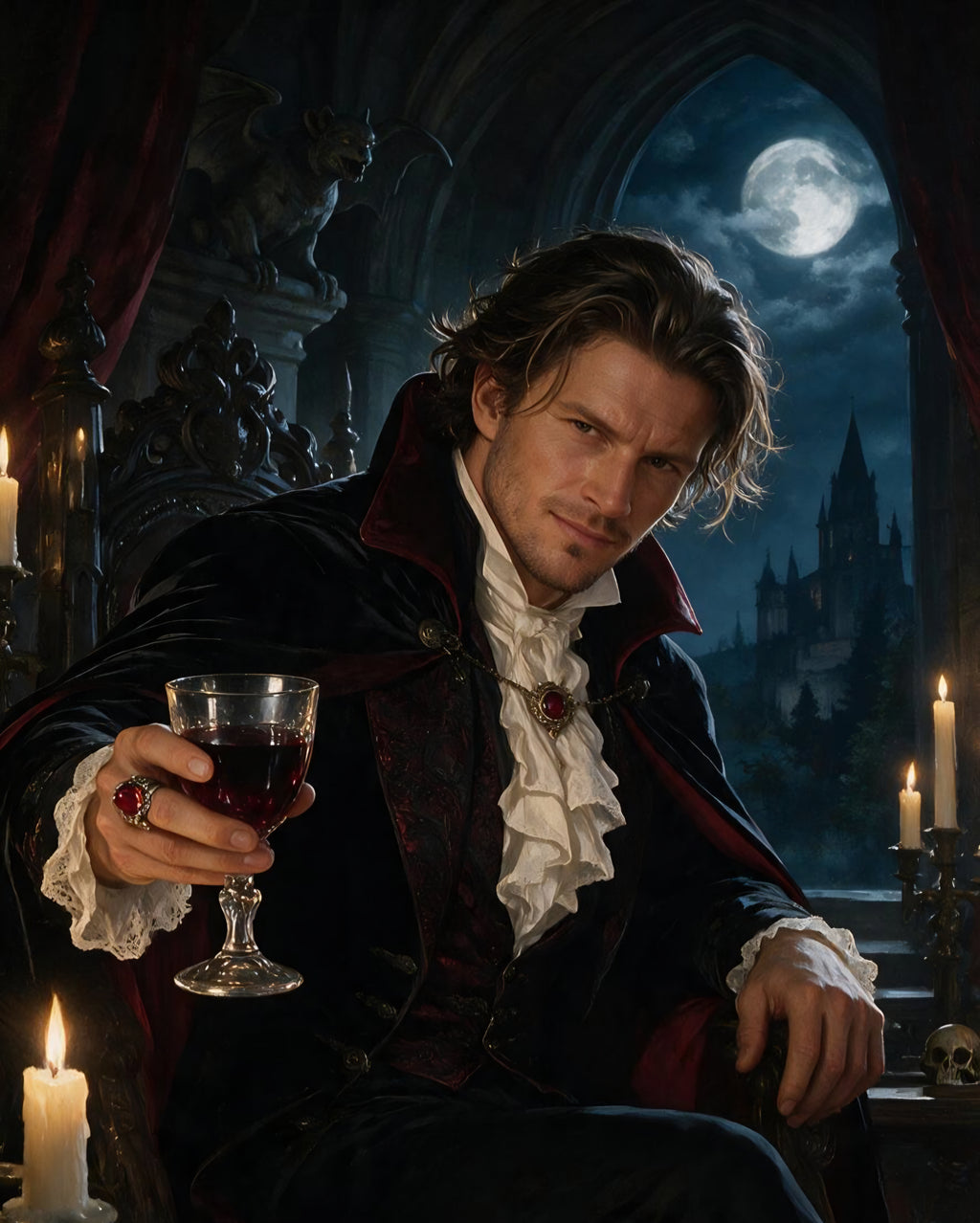 🦇 Crimson Vampire Aristocrat