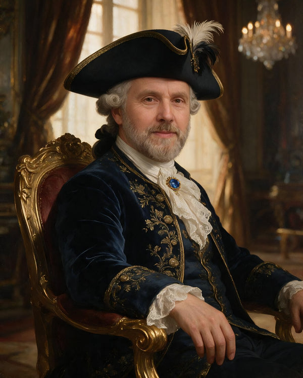 👑 The Grand Rococo Court Portrait